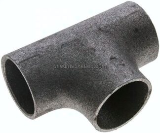 T-Stück 60,3x2,9mm, P235GH-TC1 Stahl schwarz nahtlos, EN 10253 Typ A (DIN 2615)