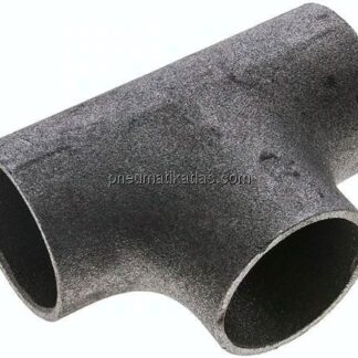 T-Stück 60,3x2,9mm, P235GH-TC1 Stahl schwarz nahtlos, EN 10253 Typ A (DIN 2615)