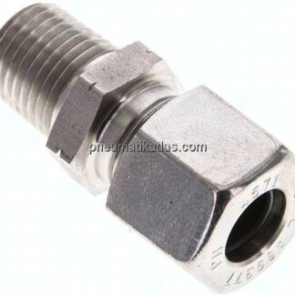 Gerade Schneidringverschr. NPT 1/4"-10 L (M16x1,5), 1.4571