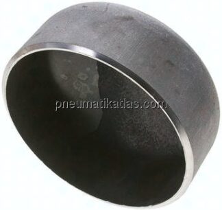 Rohrkappe 139,7x4,0mm, P265GH Stahl schwarz, EN 10253 Typ B (DIN 2617)