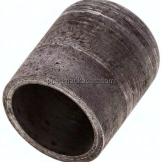 Rohrkappe 21,3x2,0mm, P265GH Stahl schwarz, EN 10253 Typ B (DIN 2617)