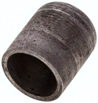 Rohrkappe 21,3x2,0mm, P265GH Stahl schwarz, EN 10253 Typ B (DIN 2617)