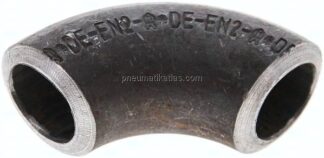 Rohrbogen Typ3, 21,3x3,2mm, P235GH-TC1 Stahl schwarz, nahtlos, EN 10253 Typ A (DIN 2605)