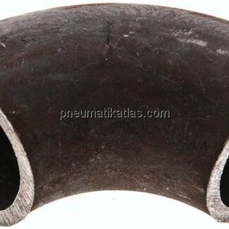 Rohrbogen Typ3, 25,0x2,0mm, P235GH-TC1 Stahl schwarz, nahtlos, EN 10253 Typ A (DIN 2605)