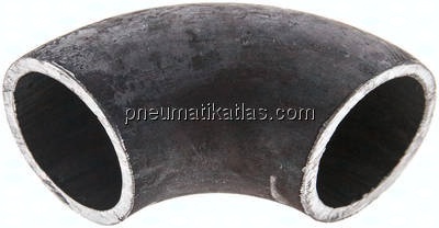 Rohrbogen Typ3, 26,9x2,3mm, P235GH-TC1 Stahl schwarz, nahtlos, EN 10253 Typ A (DIN 2605)