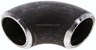 Rohrbogen Typ3, 26,9x3,2mm, P235GH-TC1 Stahl schwarz, nahtlos, EN 10253 Typ A (DIN 2605)
