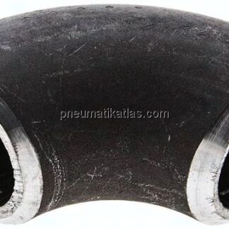 Rohrbogen Typ3, 26,9x3,2mm, P235GH-TC1 Stahl schwarz, nahtlos, EN 10253 Typ A (DIN 2605)