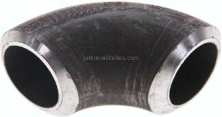 Rohrbogen Typ3, 26,9x4,0mm, P235GH-TC1 Stahl schwarz, nahtlos, EN 10253 Typ A (DIN 2605)