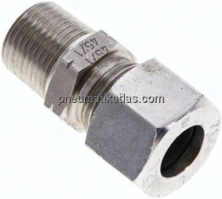 Gerade Schneidringverschr. NPT 3/8"-12 L (M18x1,5), 1.4571