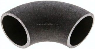 Rohrbogen Typ3, 33,7x2,6mm, P235GH-TC1 Stahl schwarz, nahtlos, EN 10253 Typ A (DIN 2605)