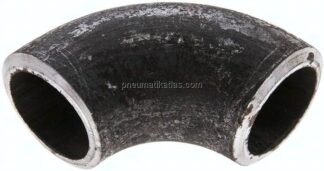 Rohrbogen Typ3, 33,7x4,0mm, P235GH-TC1 Stahl schwarz, nahtlos, EN 10253 Typ A (DIN 2605)