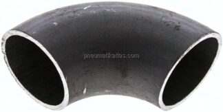 Rohrbogen Typ3, 42,4x2,6mm, P235GH-TC1 Stahl schwarz, nahtlos, EN 10253 Typ A (DIN 2605)