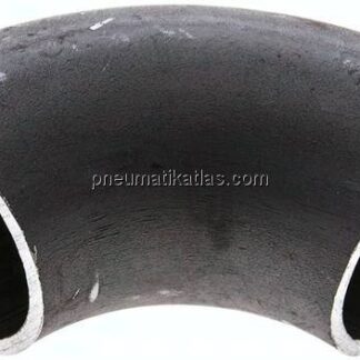 Rohrbogen Typ3, 42,4x2,6mm, P235GH-TC1 Stahl schwarz, nahtlos, EN 10253 Typ A (DIN 2605)