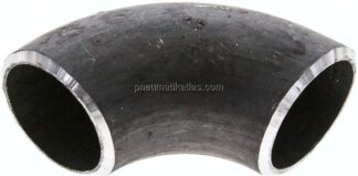 Rohrbogen Typ3, 42,4x3,2mm, P235GH-TC1 Stahl schwarz, nahtlos, EN 10253 Typ A (DIN 2605)