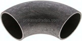 Rohrbogen Typ3, 51,0x2,6mm, P235GH-TC1 Stahl schwarz, nahtlos, EN 10253 Typ A (DIN 2605)