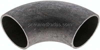 Rohrbogen Typ3, 51,0x2,6mm, P235GH-TC1 Stahl schwarz, nahtlos, EN 10253 Typ A (DIN 2605)