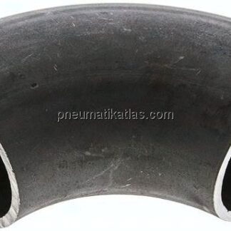 Rohrbogen Typ3, 57,0x2,9mm, P235GH-TC1 Stahl schwarz, nahtlos, EN 10253 Typ A (DIN 2605)