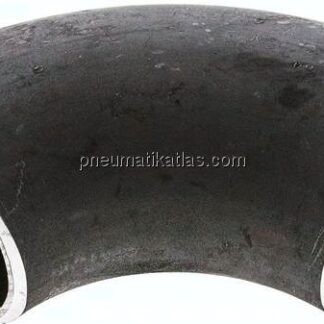 Rohrbogen Typ3, 60,3x3,6mm, P235GH-TC1 Stahl schwarz, nahtlos, EN 10253 Typ A (DIN 2605)
