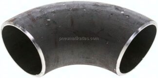 Rohrbogen Typ3, 76,1x4,0mm, P235GH-TC1 Stahl schwarz, nahtlos, EN 10253 Typ A (DIN 2605)