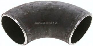 Rohrbogen Typ3, 76,1x5,0mm, P235GH-TC1 Stahl schwarz, nahtlos, EN 10253 Typ A (DIN 2605)