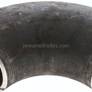 Rohrbogen Typ3, 76,1x5,0mm, P235GH-TC1 Stahl schwarz, nahtlos, EN 10253 Typ A (DIN 2605)