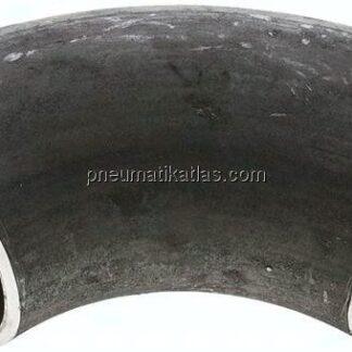 Rohrbogen Typ3, 88,9x4,0mm, P235GH-TC1 Stahl schwarz, nahtlos, EN 10253 Typ A (DIN 2605)