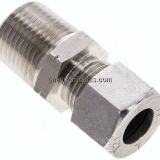 Gerade Schneidringverschr. NPT 1/2"-12 L (M18x1,5), 1.4571