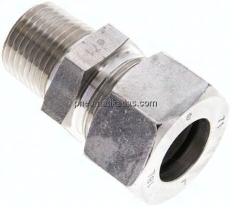 Gerade Schneidringverschr. NPT 1/2"-18 L (M26x1,5), 1.4571