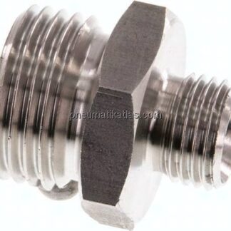 Doppelnippel G 1/2"-G 1/4", 1.4571