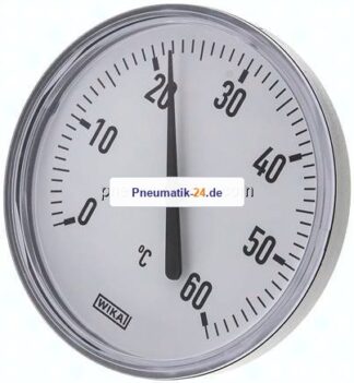 Bimetallthermometer, waagerecht D100/0 bis +60°C/40mm