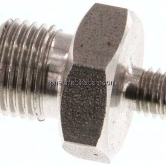 Doppelnippel G 1/8"-M 5, 1.4571