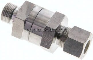 Hydraulik-Rückschlagventil 12 L (M18x1,5)-G 3/8", Klemmring 1.4571 (NC)