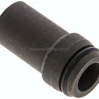 Anschweißnippel 15 x 2,5mm, Stahl phosphatiert