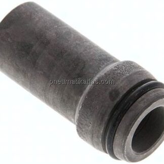 Anschweißnippel 16 x 2,5mm, Stahl phosphatiert
