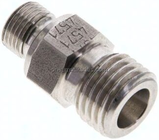 Gerade Schneidringverschr. G 1/8"-6 S (M14x1,5), ohne Mutter & Schneidring, 1.4571