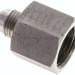 Reduziernippel UNF 9/16"-18(JIC-AG)-UNF 7/8"-14(JIC-IG)