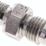 Doppelnippel M 10x1-UNF 7/16"-20(JIC), V4A
