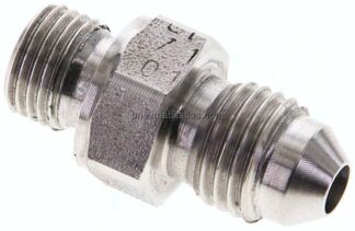 Doppelnippel M 10x1-UNF 7/16"-20(JIC), V4A