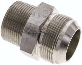 Doppelnippel NPT 1-1/4"-UN 1-7/8"-12(JIC), 1.4571