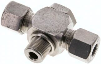 T-Schwenkverschraubung G 3/8"-10 S (M18x1,5), 1.4571