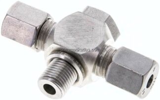T-Schwenkverschraubung G 1/4"-6 S (M14x1,5), 1.4571