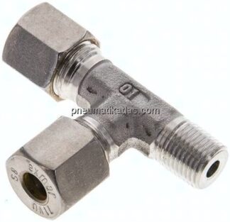 LE-Schneidringverschraubung R 1/4"-8 S (M16x1,5), Klemmring 1.4571 (NC)