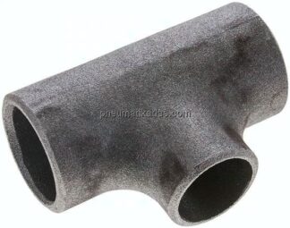 T-Stück 60,3x4,0mm - 48,3x4,0mm, P235GH-TC1 Stahl schwarz, nahtlos