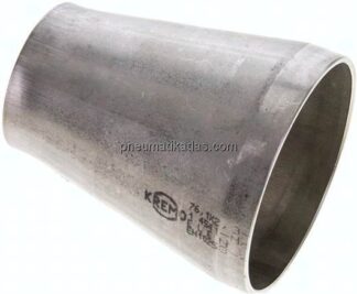 Reduzierstück 76,1x2,3mm - 48,3x2,0mm, 1.4541 geschweißt