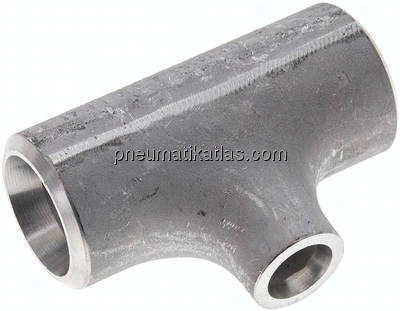 T-Stück 33,7x3,6mm - 21,3x2,9mm, 1.4571, nahtlos