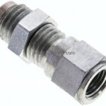 Manometeranschluss M 16x2 (AG) - NPT 1/4", Stahl verzinkt