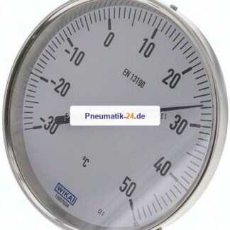 Bimetallthermometer, waagerecht D160/-30 bis +50°C/63mm