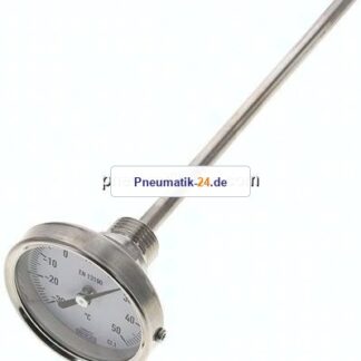Bimetallthermometer, waagerecht D63/-30 bis +50°C/200mm
