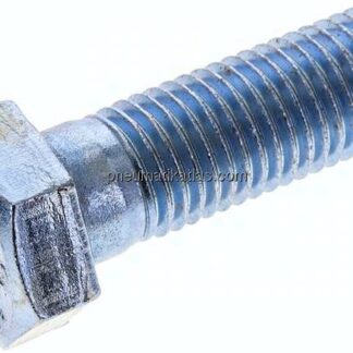 Sechskantschraube DIN 931, M 20x60, Stahl verzinkt 8.8
