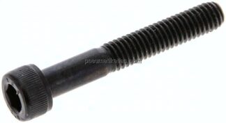Zylinderschraube DIN 912, M 6x40, Stahl 12.9 blank (schwarz)